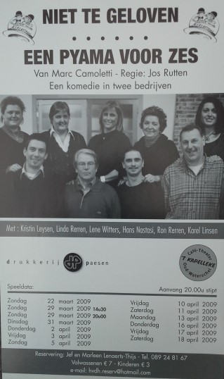 Niet te geloven ... Een pyjama voor zes