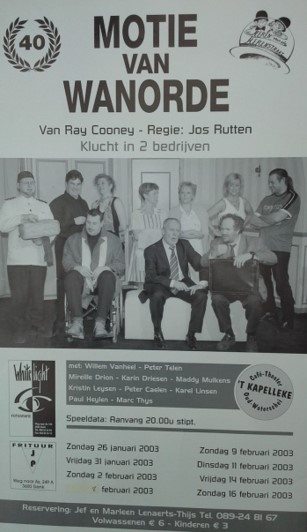 Motie van wanorde
